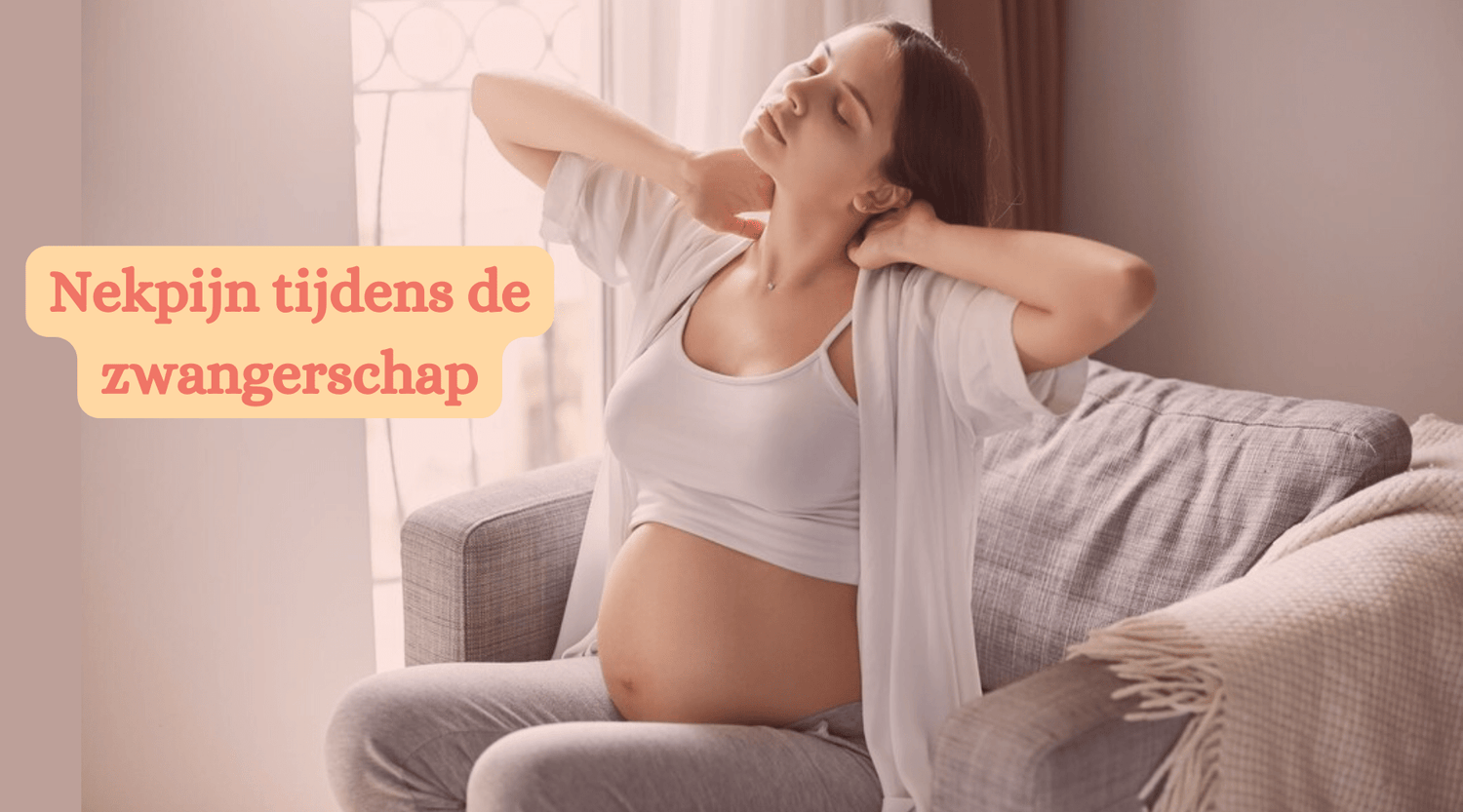 momie zwangerschapskussen helpt nekpijn verlichten tijdens je zwangerschap
